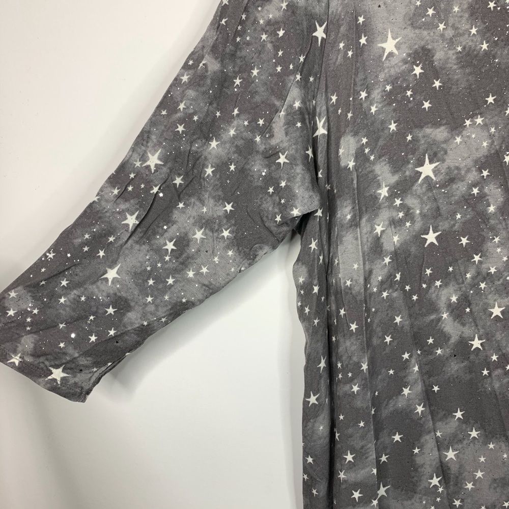 Ruby Rd. sparkle star pattern blouse - Picture 4 of 7